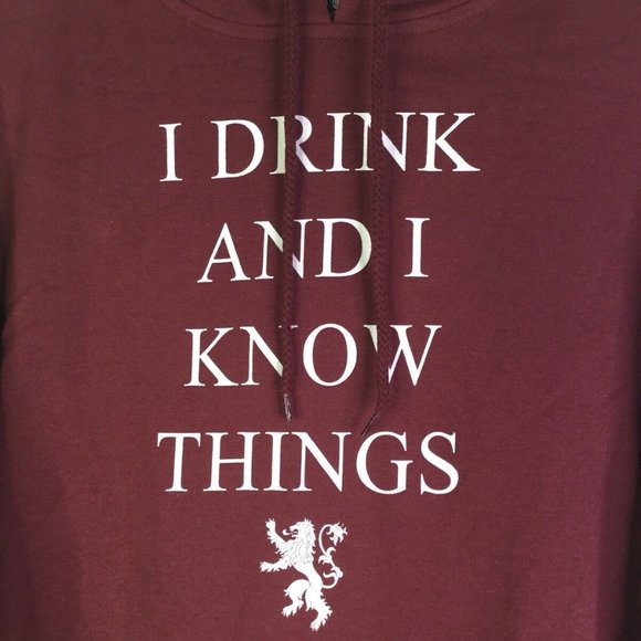 Game of Thrones I Drink and I Know Things Hoodie H - Picture 2 of 12